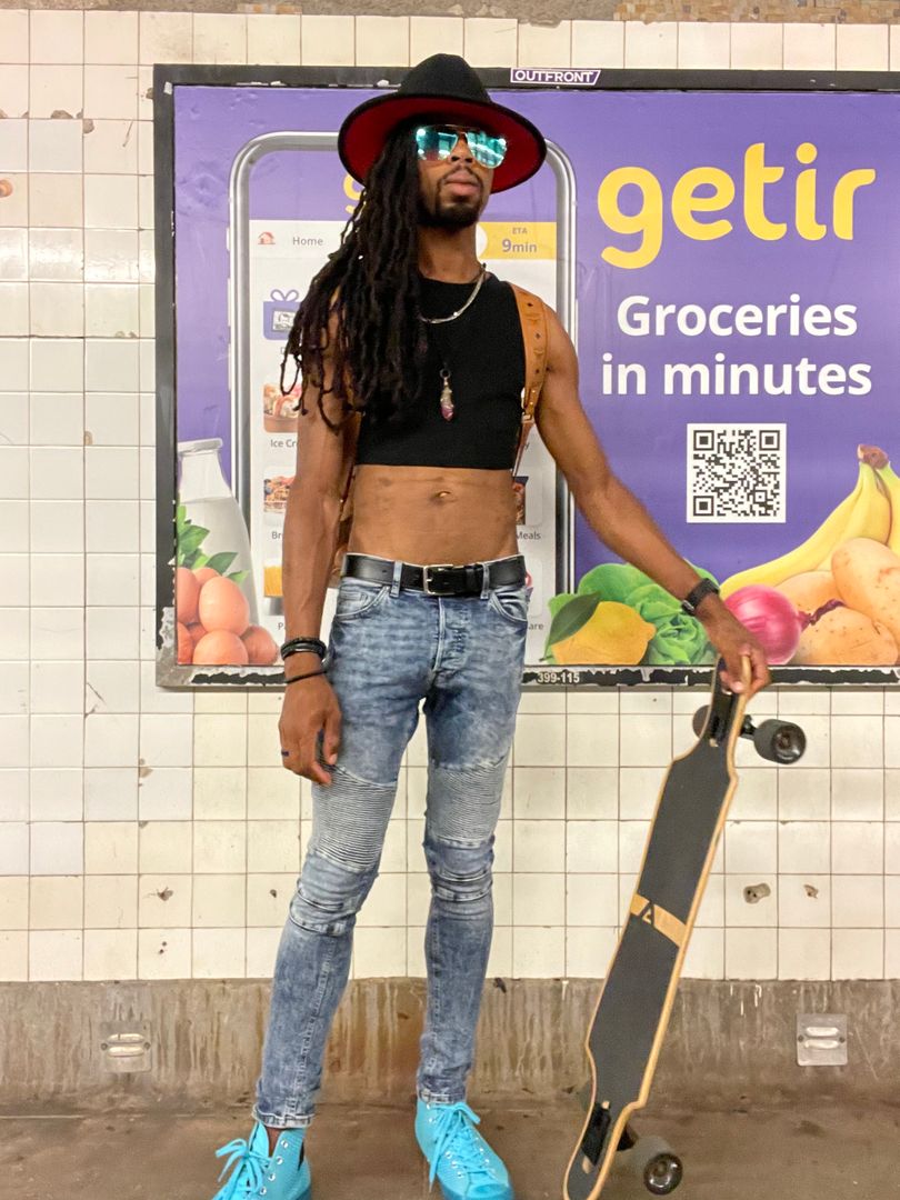 I love being home in New York where I can blend in amongst the chaos. 