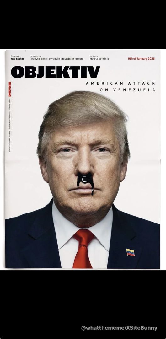 Slovenia's objektiv magazine cover, designed by @tomatokosir

Very clever design regardless of what people think of him. Kudos to the designer!