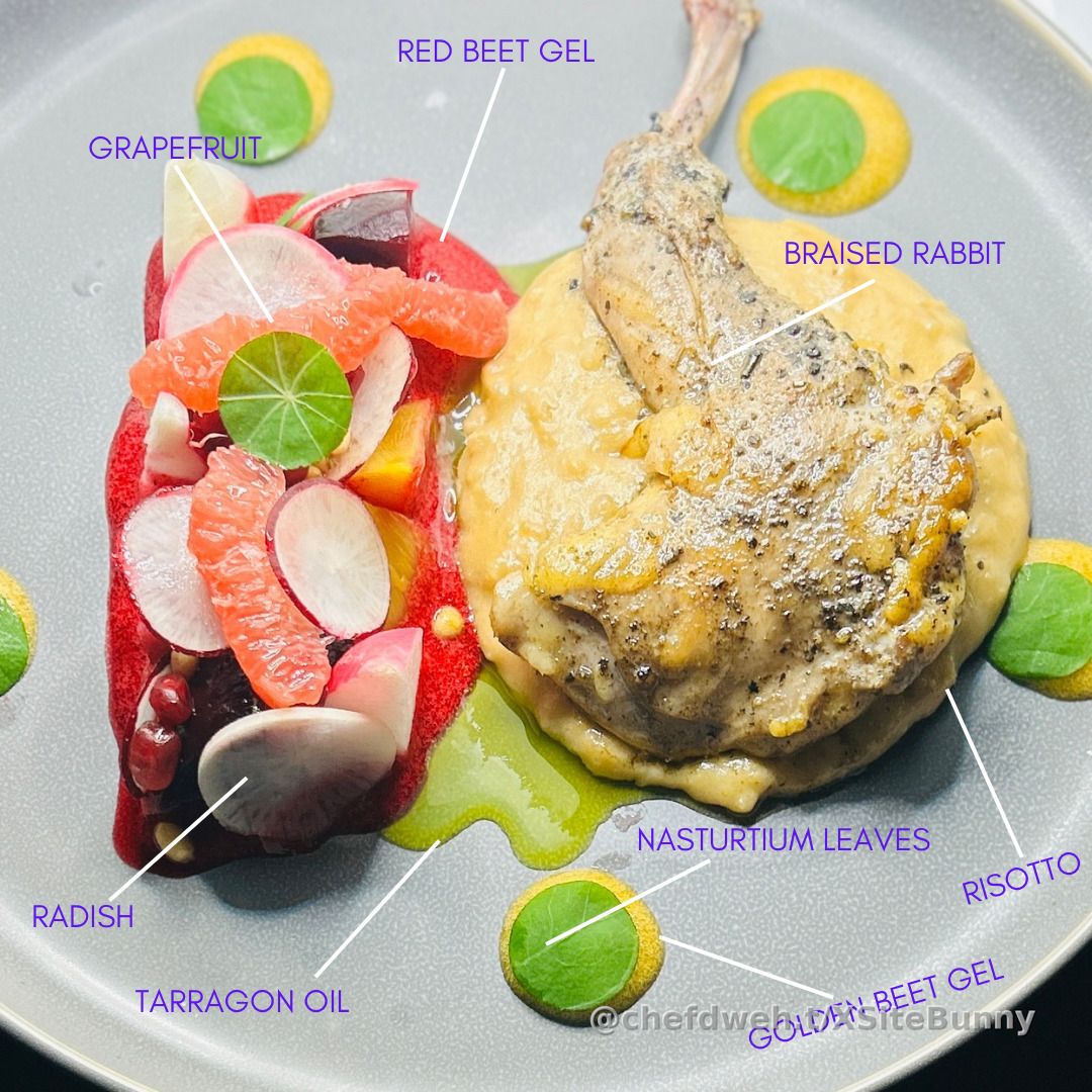 Shoutout to my friend Chris @eerie_eire_ire for coming through and helping me get my smoker ready for this summer’s
BBQ series! Every great chef knows it takes a village, and Chris stepped up in a big way.
To show my gratitude, I put together a special dish just for him: tender rabbit atop creamy mushroom risotto, paired with a refreshing citrus beet salad. A labor of love for someone who’s been a huge help on this journey.
Here’s to good friends, good food, and getting ready to fire up the smoker this summer!