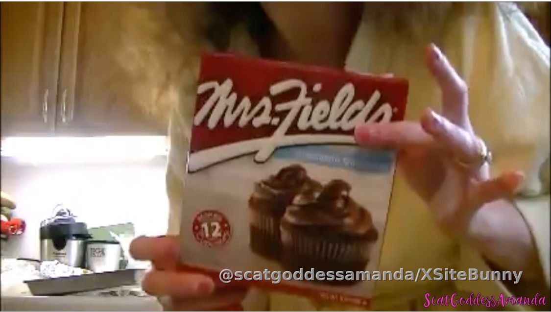 Poopy Spit Cake

I’m wearing a yellow robe ready to bake a scat cake for you. I remove my tint and shit you that I already have a little piece of poop between my cheeks. I spread my ass and push out yummy creamy turds. These will be a great addition to the two loads I produced previously in my double panty poop. I want this cake to be more poop than cake, so I don’t even use all the chocolate cake mix. Instead of using water, I add my spit. I mix the ingredients up then pour it in the bottom of the baking pan before adding three loads of my shit. I pour the remaining batter of the top of my poop then spread. I show you my yummy scat spit creation for you to enjoy and all my Goddess shit. I pull up my robe and allow you to kiss my bare ass before putting the cake into the oven. Eat up all my shit spit cake!