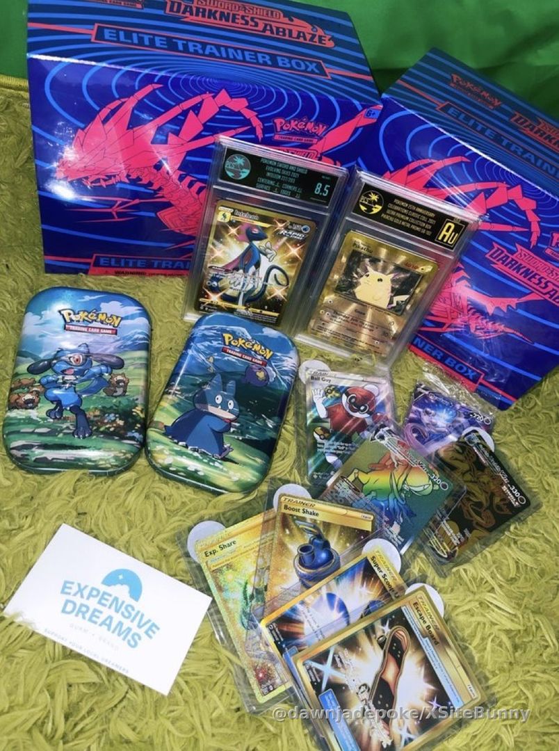 I really do collect Pokémon cards🥰