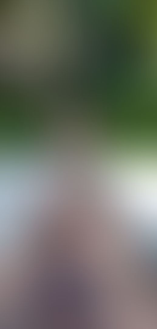 Feet & legs crossed, blue toe nails: Top view