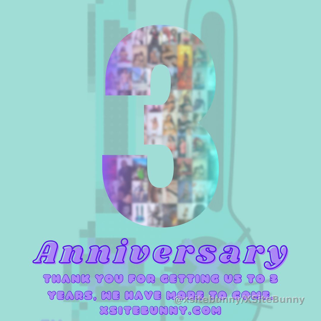 🎉 Celebrating 3 years of XSite Bunny 🐰! Gratitude to our amazing team and all our supporters who’ve helped us grow and thrive. Here’s to more exciting milestones ahead! 🚀 #XSiteBunnyAnniversary #ThankYou  #somethingforeveryone