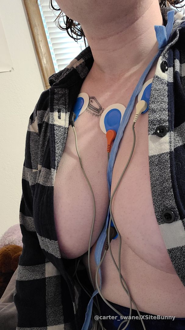 Heart monitor anyone? Just a few pictures for my friends with medical kinks 

