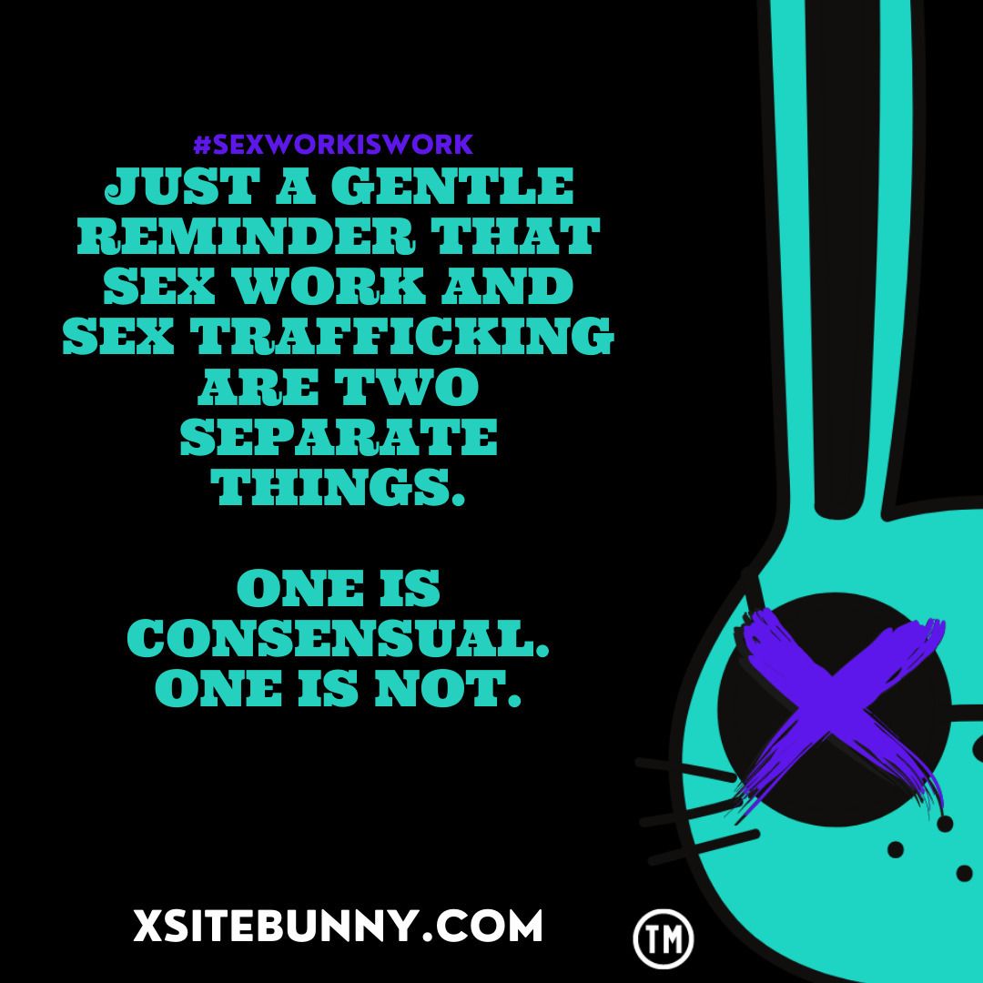 The conflation of sex work and sex trafficking is more than the bane of sworkers existence, it actively prevents earning money. Efforts to eradicate sex work are exercises in futility.

Arguments against sex work are moralistic. Some people believe no one would ever be into sex work if there is a viable alternative. Maybe that is true! But that doesn't mean that these viable alternatives exist. 

It also can be a choice. It can feel empowering.

No one wants anyone in the world to be trafficked/forced into sex work. Laws like FOSTA/SESTA and rules against earning money from sex work don't prevent sex work. It makes it more dangerous.

@amalefeminist You don't have to like sex work. You don't have to want to be a sex worker. You can support the people who choose to do it. 

As far as I'm concerned the moment you start telling a person what they can or can't do with their body, you are the problem. Body autonomy extends beyond abortion. If people wish to use their body to make money, good for them. If people wish to weaponise their sexuality and profit off other people's desire, good for them. I certainly wish I could! 

Sex work needs to be decriminalised. Sex workers need to be seen. Sex workers need to be heard. Sex workers need to be protected. Sex workers need to know that the police will listen to them. Sex workers need to not be demonised and painted as a collection of broken individuals forced into this life against their will. 

You might not choose it but sure as shit don't get to tell others how to live. We don't support human trafficking, sex trafficking or enslavery. We do support sex work and sex workers.

