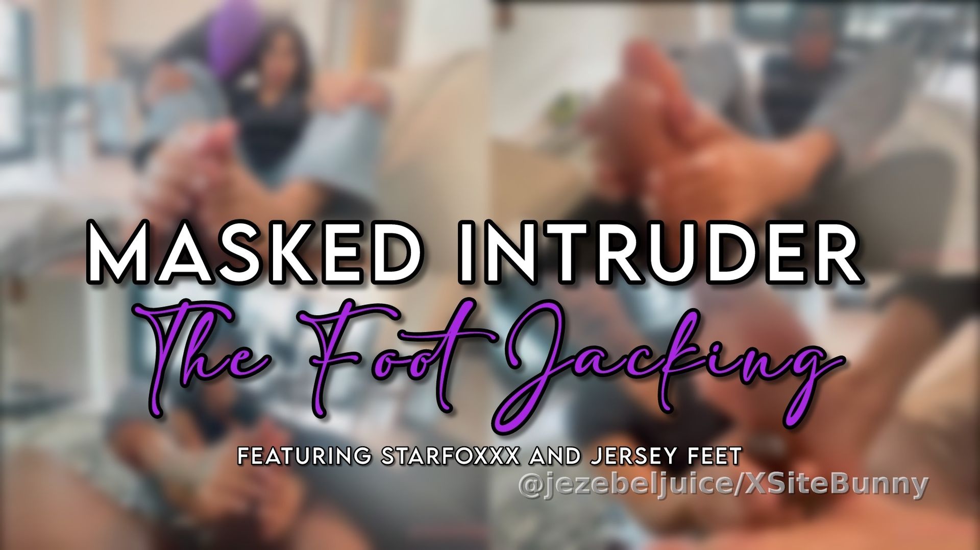 So while enjoying a early dinner a knock comes at the door. StarrFoxxx goes to get it and a masked intruder rushes the door. We are told to sit down as they eat our food and she even strips me of my wallet. Frustrated with this I ask, 