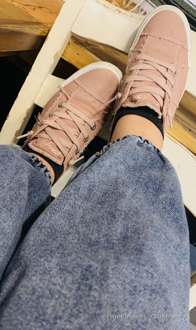 The few times I have to wear shoes. 