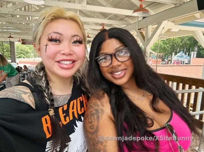 6flags and funnel cake with my boo @playboychachii 