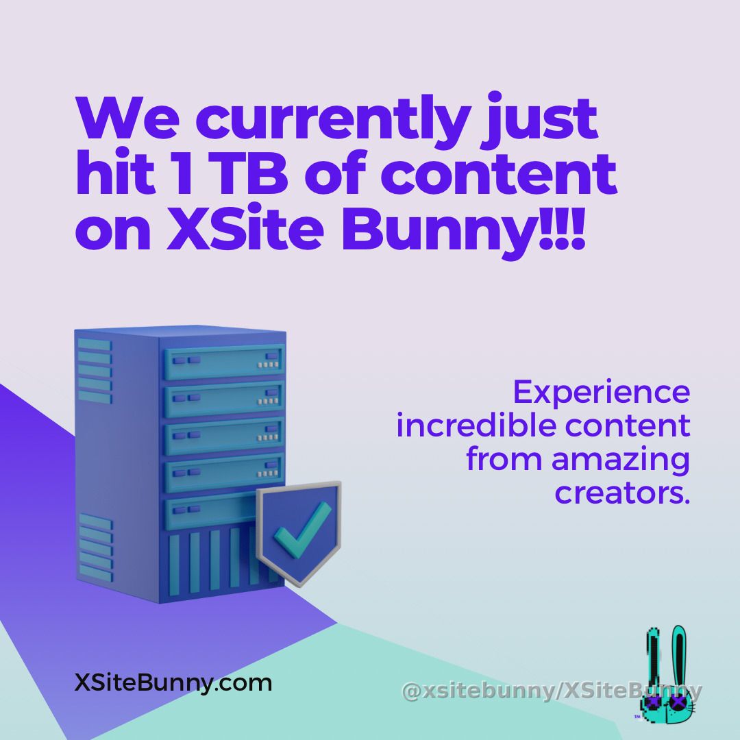 That’s right 1 terabyte of content.