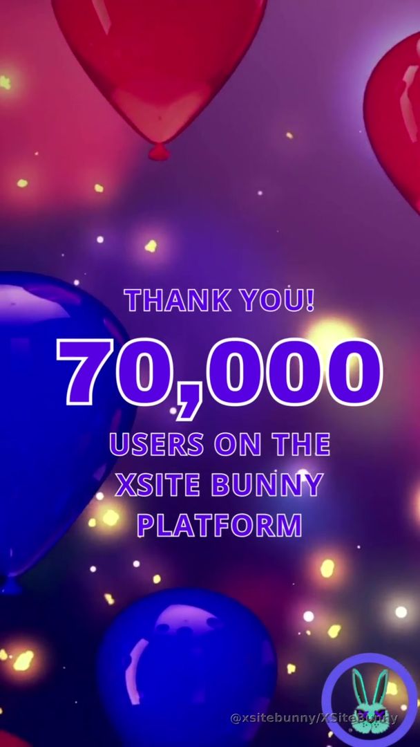 We’ve reached an amazing 70,000 users on XSite Bunny! Thank you to our incredible community for your continued support and engagement. This milestone wouldn’t be possible without each of you. Let’s keep pushing forward and building something even bigger together! #70KStrong #XSiteCommunity