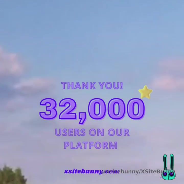🎉 Woohoo! 🎉 We’re celebrating 32,000 incredible users on XSite Bunny! 🐇🚀 Thank you, each and every one of you, for being a vital part of our thriving community. Your presence and active participation have made this milestone possible. Let’s keep hopping forward, embracing new connections and exciting experiences! 🌟💫 #32Kstrong #XSitesuccess #GratefulUsers 