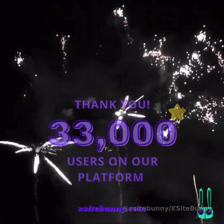 🎉 Woohoo! 🎉 We’re celebrating 33,000 incredible users on XSite Bunny! 🐇🚀 Thank you, each and every one of you, for being a vital part of our thriving community. Your presence and active participation have made this milestone possible. Let’s keep hopping forward, embracing new connections and exciting experiences! 🌟💫 #33Kstrong #XSitesuccess #gratefulusers #xsitebunny #x